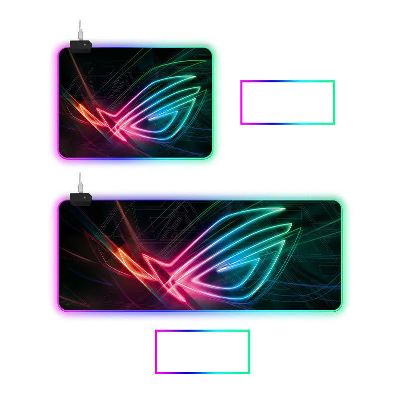 Colourful Prodigal Eye glowing mouse pad with heat transfer print on rubber and cloth surface