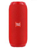 10W waterproof Bluetooth column speaker with dual 45mm drivers and subwoofer in black, available in multiple colours
