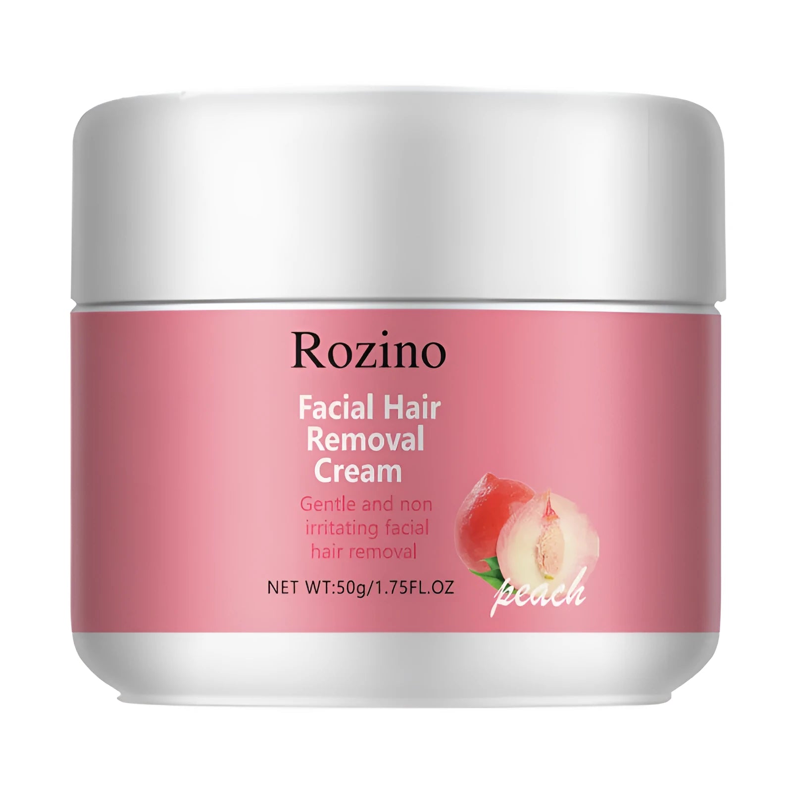 Mild depilatory cream in a tube for lip hair removal with gentle formula for all skin types
