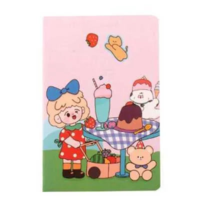 Cartoon-themed A5 notebook with 30 sheets, showing one of eight design options.
