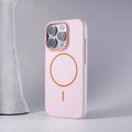 Hard PC frosted magnetic phone case for Apple iPhone 17 series, black, with bracket and camera cutout