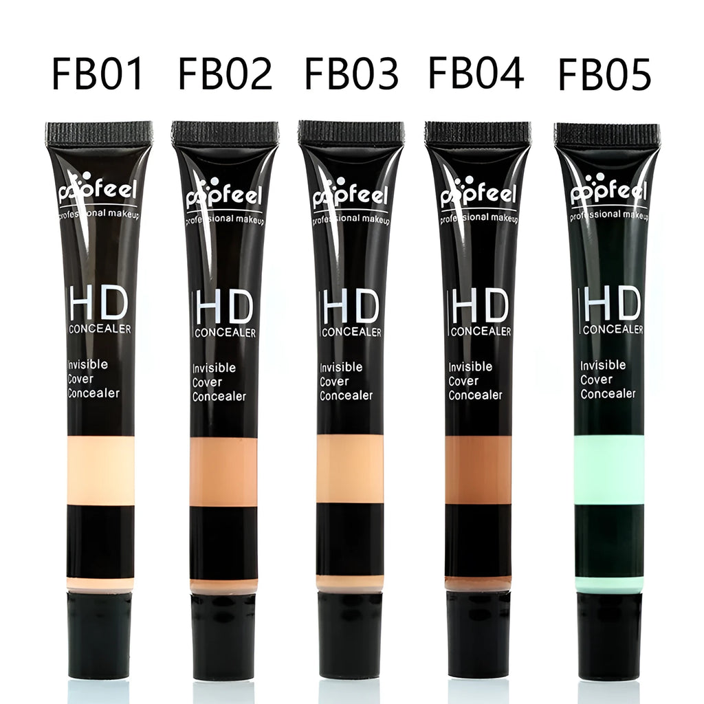 Pro concealer makeup stick with high coverage and full gloss finish in five colour options