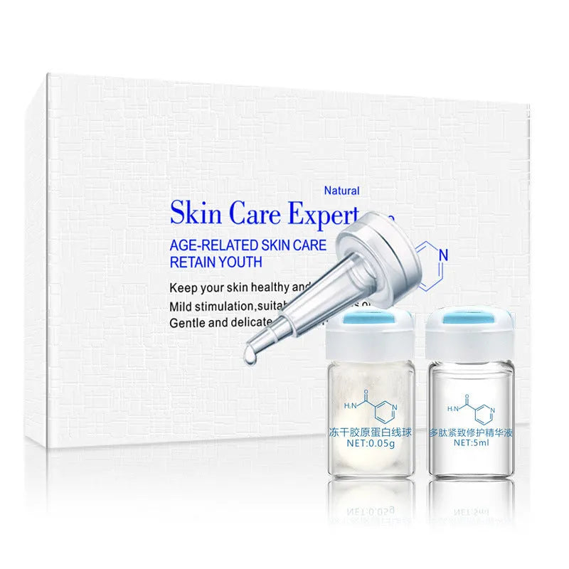 Collagen Yarn Silk Ball Box facial essence with 5 pairs of collagen silk balls, standard specification, universal skin type
