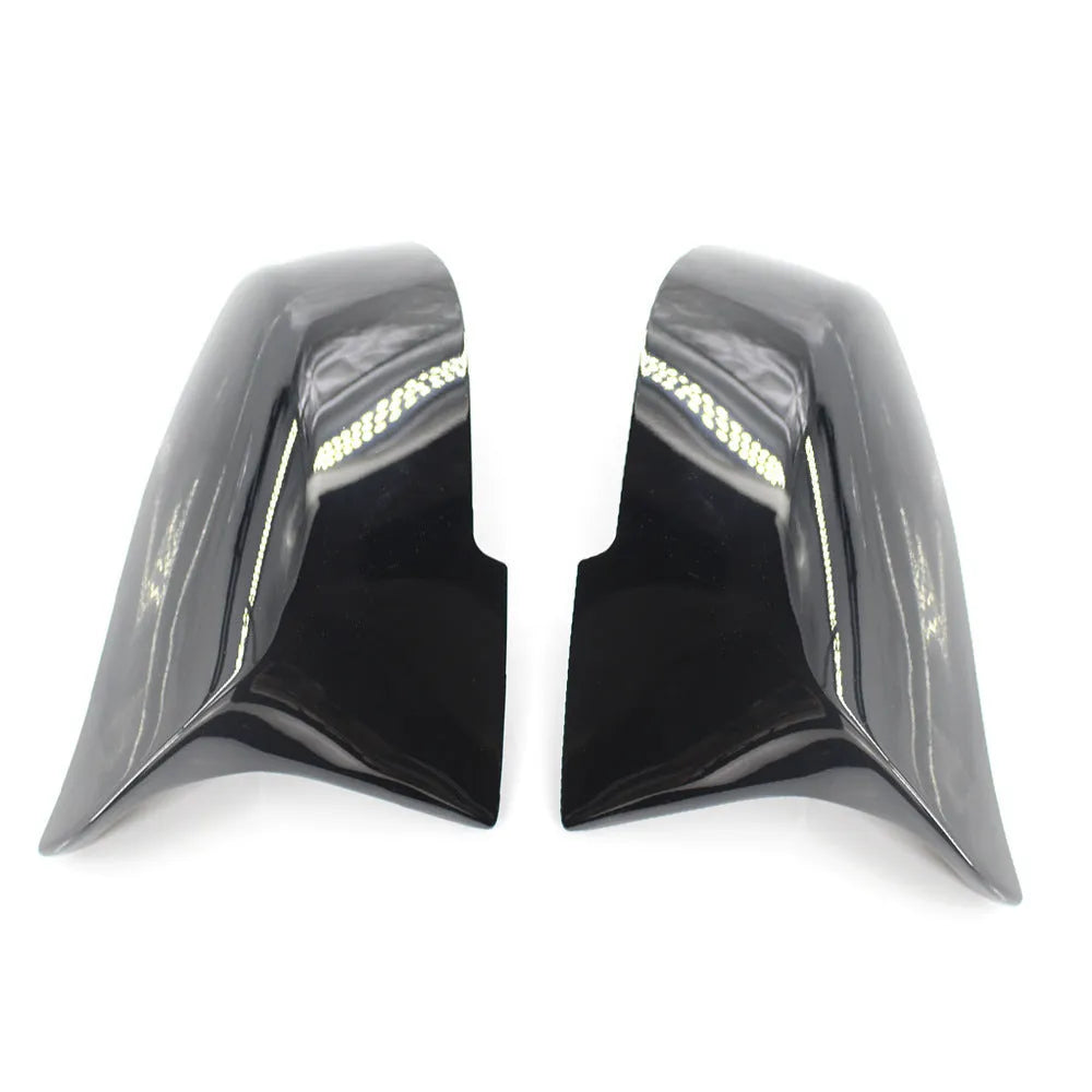 Paint bright black modified horn rearview mirror shell for BMW 3 Series and 4 Series F-model cars.