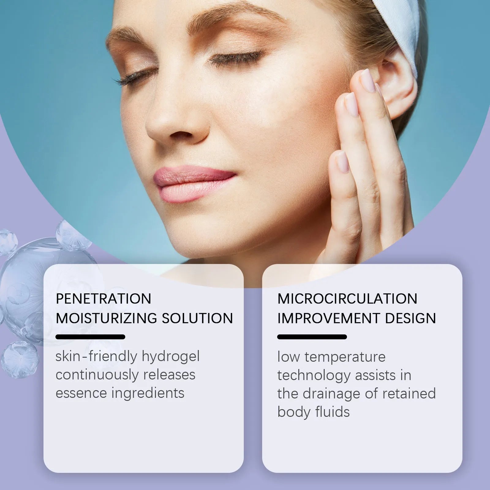Pack of 12 collagen and hyaluronic acid eye masks for moisturising skincare.