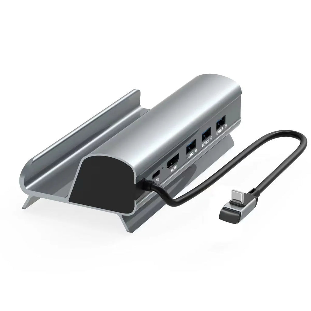 Game Console Multifunctional Docking Station 6 In 1 Aluminium Alloy Base 6in1 for Steam Deck Type-C