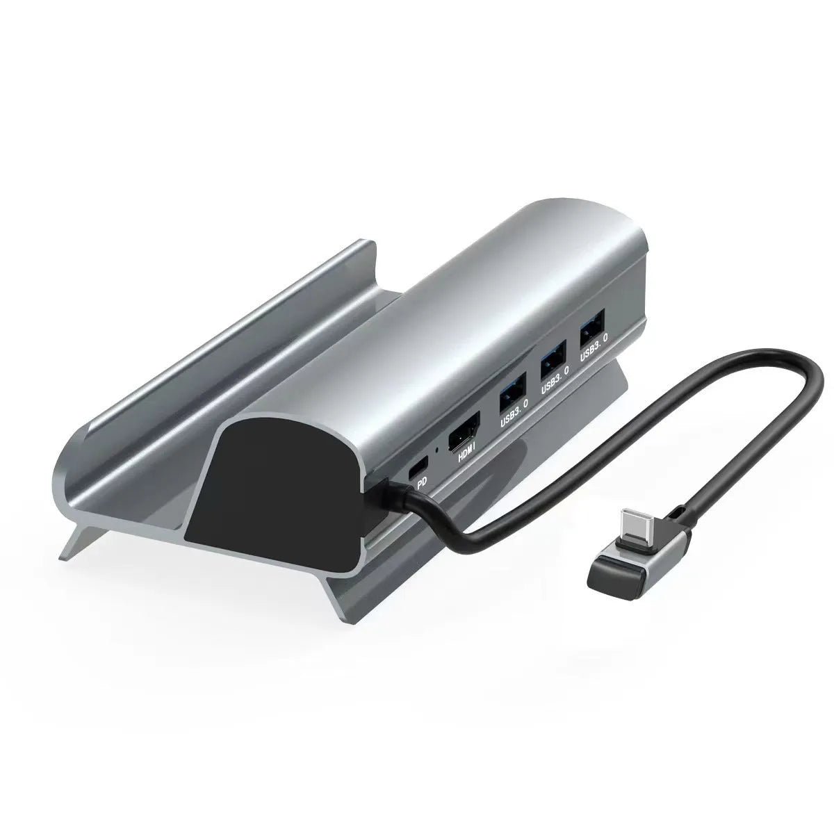 Game Console Multifunctional Docking Station 6 In 1 Aluminium Alloy Base 6in1 for Steam Deck Type-C