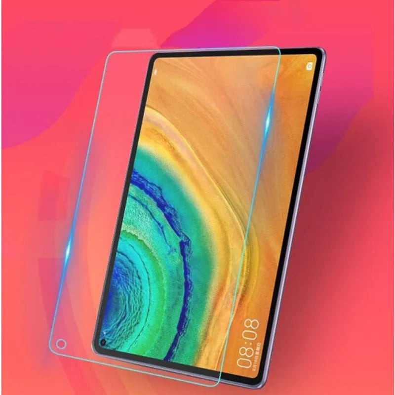 Huawei MatePad tempered glass screen protector for Pro and standard models.