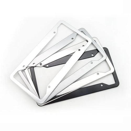 Aluminium alloy licence plate frame with stainless steel construction in 200x150mm dimensions