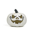 Halloween pumpkin atmosphere lamp in orange melon colour, 9-inch plastic, 23 cm size
