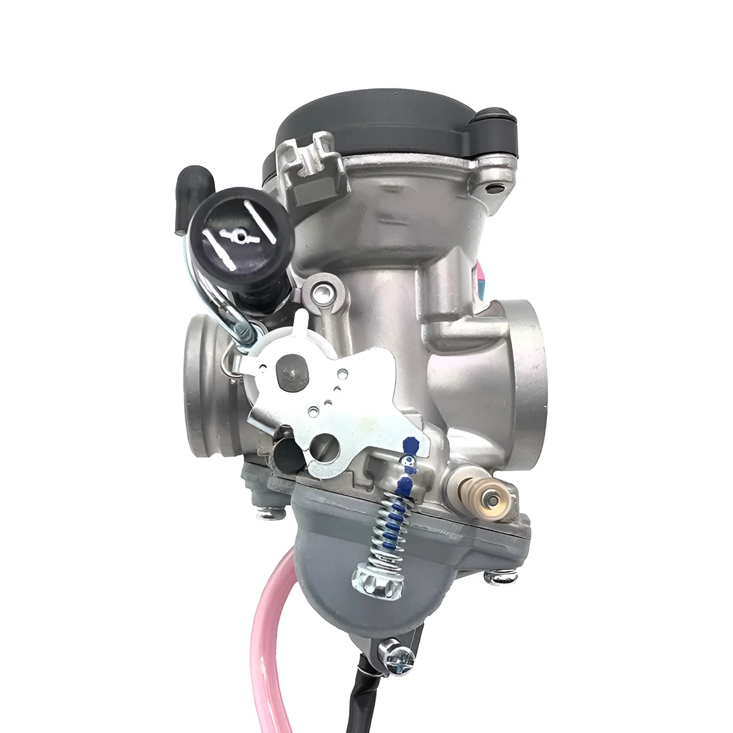 Motorcycle carburetor for Wang Diaobao HJ125K-2, GX125, and GS125 models with manual wire pull damper.