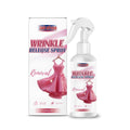 Compact 120ml wrinkle release spray for quick fabric care and wrinkle removal