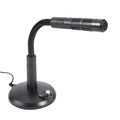 Wireless USB dynamic microphone with built-in lamp, gentleman black colour, for computer voice capture