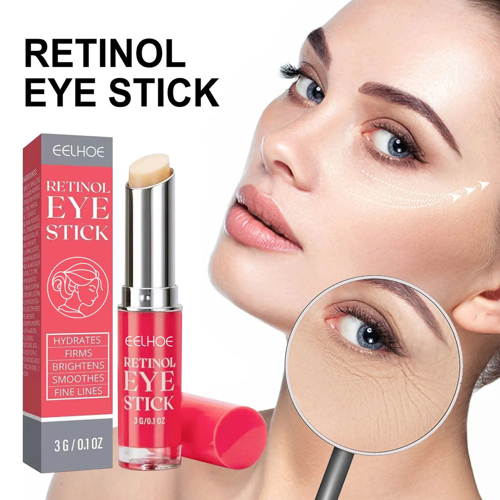 3g eye cream tube with retinol for eye skin repair, anti-aging treatment for fine lines and dark circles
