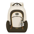 Leisure travel backpack in cherry blossom pink with curved shoulder straps and 20-35L capacity