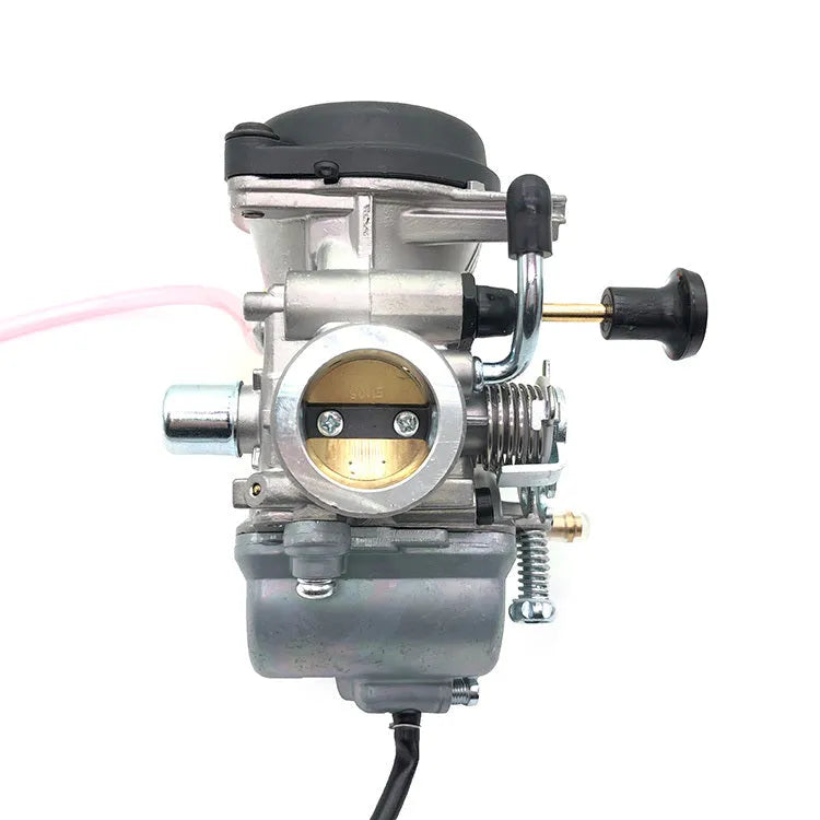 Motorcycle carburetor for Wang Diaobao HJ125K-2, GX125, and GS125 models with manual wire pull damper.