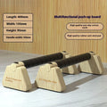 Pair of nordic beech wood push-up stands angled on floor, 95 x 200 x 105mm each, Russian-style design