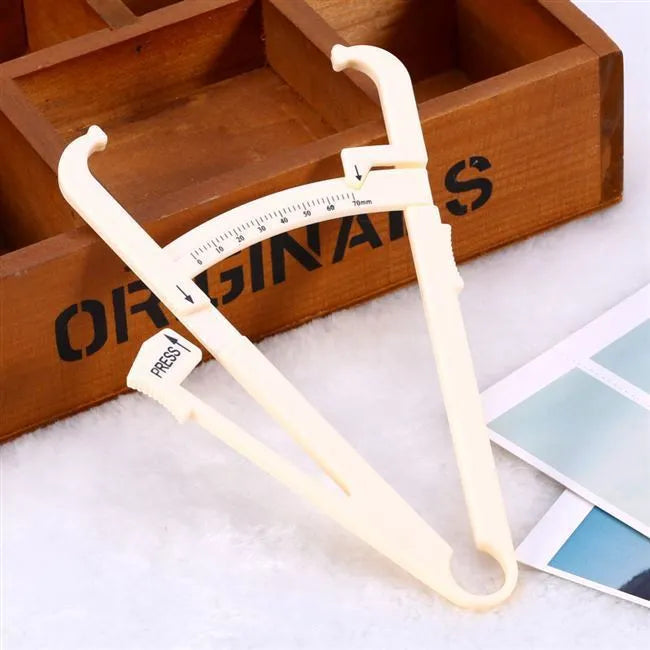 Acrylic body fat caliper measuring instrument with 200mm range for skin fold thickness measurement