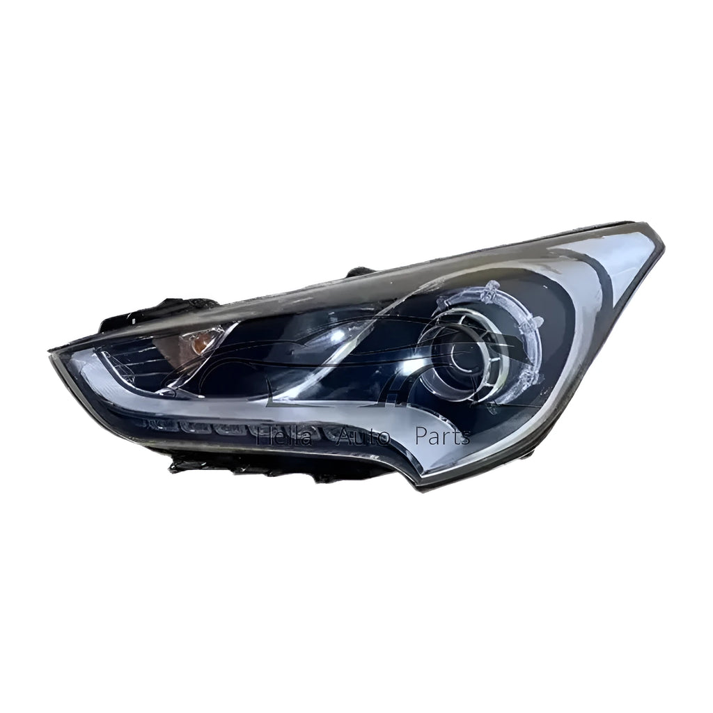 Black ABS plastic VELOSTER Feisi headlight replacement part for Hyundai Veloster.