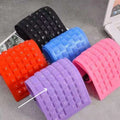 Silicone wired mini folding keyboard with mute soft keys and USB cable in black
