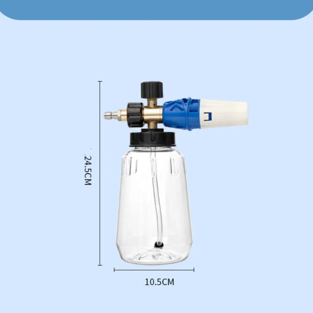 High pressure car wash PA pot 1 litre aluminium foam sprinkling can for pressure washers