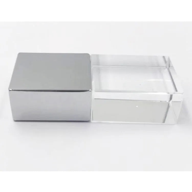Luminous crystal USB flash drive with mini car design and metal plus crystal shell, USB 2.0.