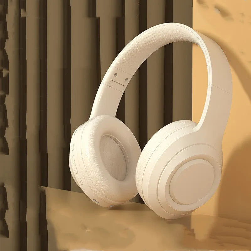 DR58 wireless Bluetooth headset with noise reduction in black, white, or pink colours