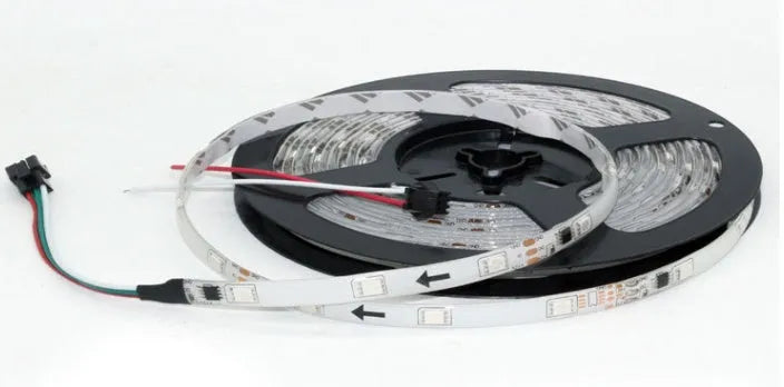 5050 LED light strip music set with controller and power supply, 5m or 10m, 28 colour changes, 12V DC
