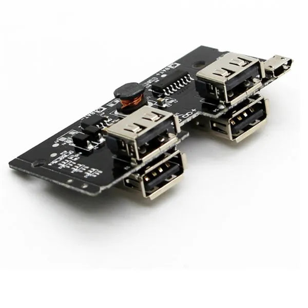 20000mAh 4U fast charging power bank in red, blue, green, yellow, and black colour options