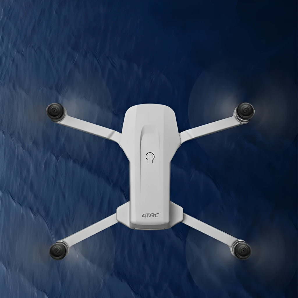 8K UAV drone with dual camera, ESC gimbal, and dual GPS in flight outdoors