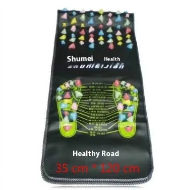 Cobblestone road foot pad massager, 35cm x 35cm mechanical infrared physiotherapy mat