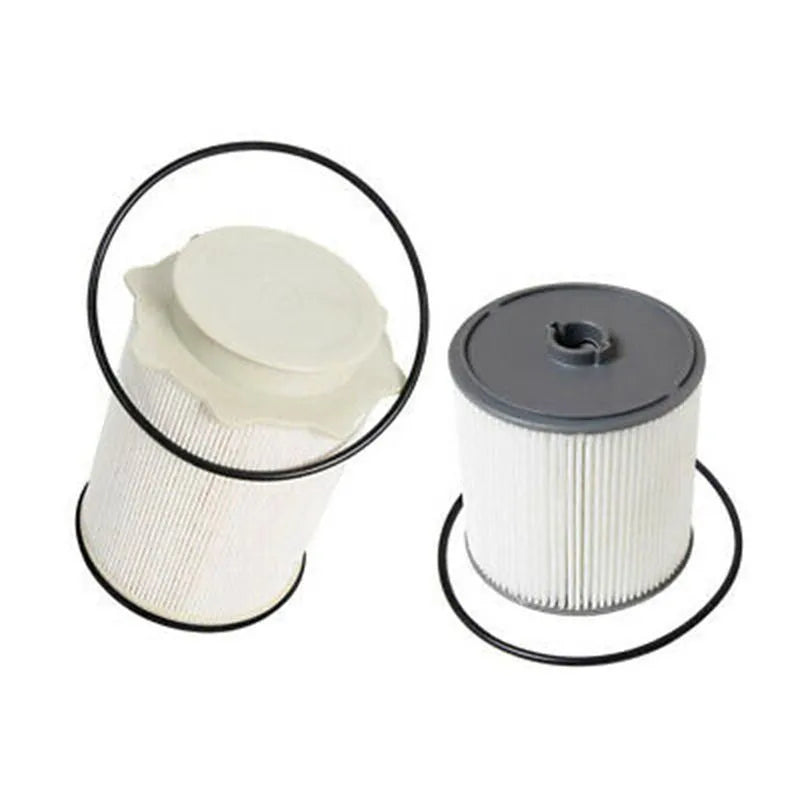 White diesel fuel filter kit for RAM 1500-5500 trucks with oil-water separator function