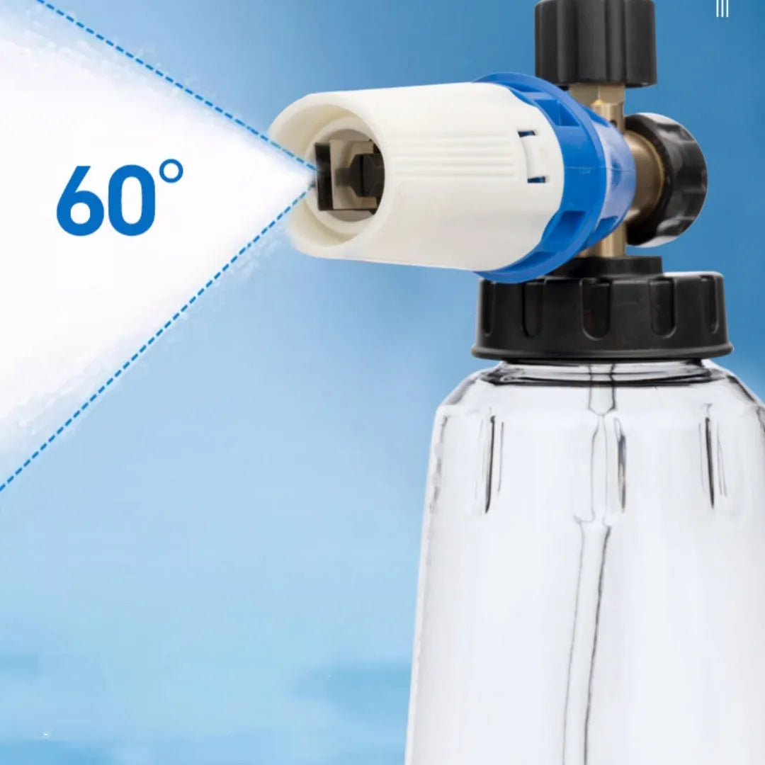 High pressure car wash PA pot 1 litre aluminium foam sprinkling can for pressure washers