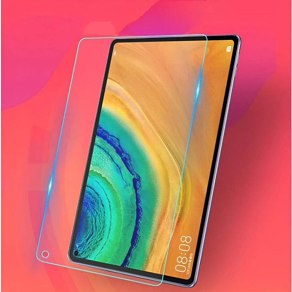 Huawei MatePad tempered glass screen protector for Pro and standard models.