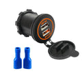 ABS USB central control panel charger 36.6mm x 40.6mm, 12-24V to 5V 3100mA, for car boat yacht