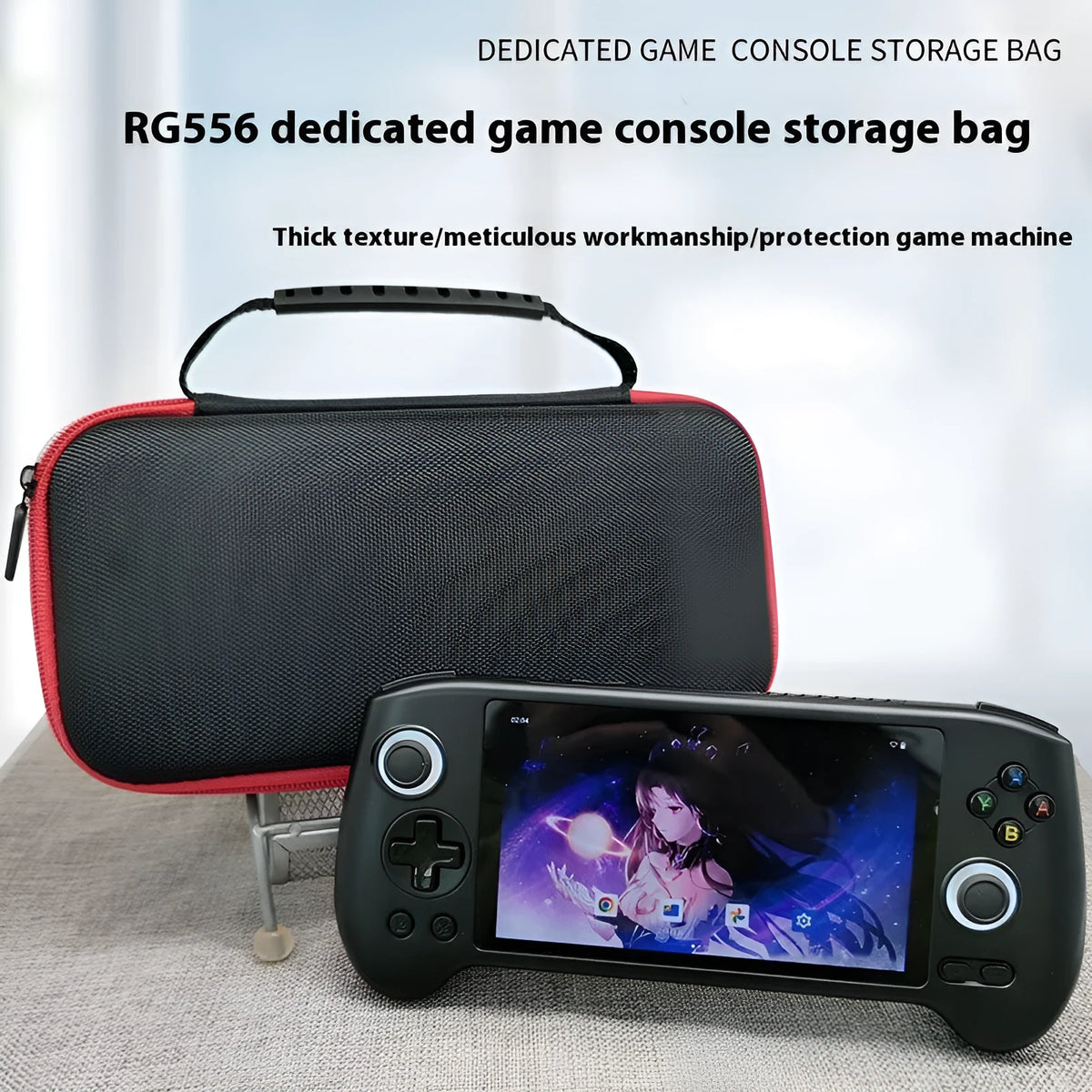 Black 1680D fabric storage bag for RG556, 255x130x50mm, zipped closure, special edition.