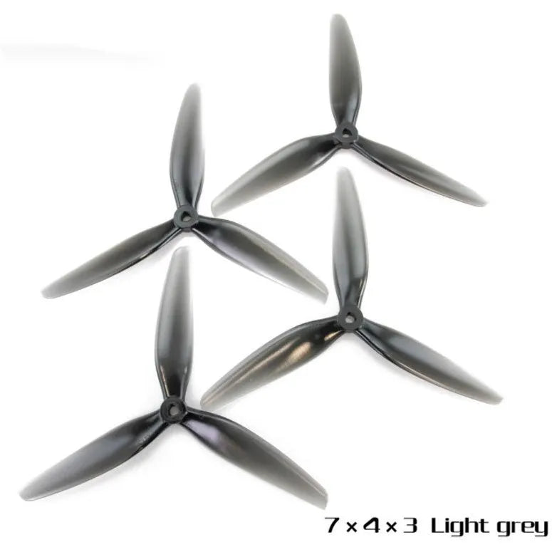 7-inch three-leaf crossing machine screw blade HQProp DP7X4X3 plastic RC propeller pair