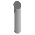 Silver aluminium alloy dual screen extension bracket with magnetic phone mount next to a laptop