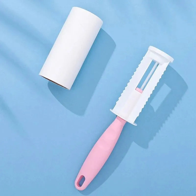Lint roller refills sticky remover for pet dog hair on clothes and sofa, 21.5cm replaceable roll in apricot colour