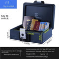 Portable mechanical combination lock safe box constructed from youjingang steel