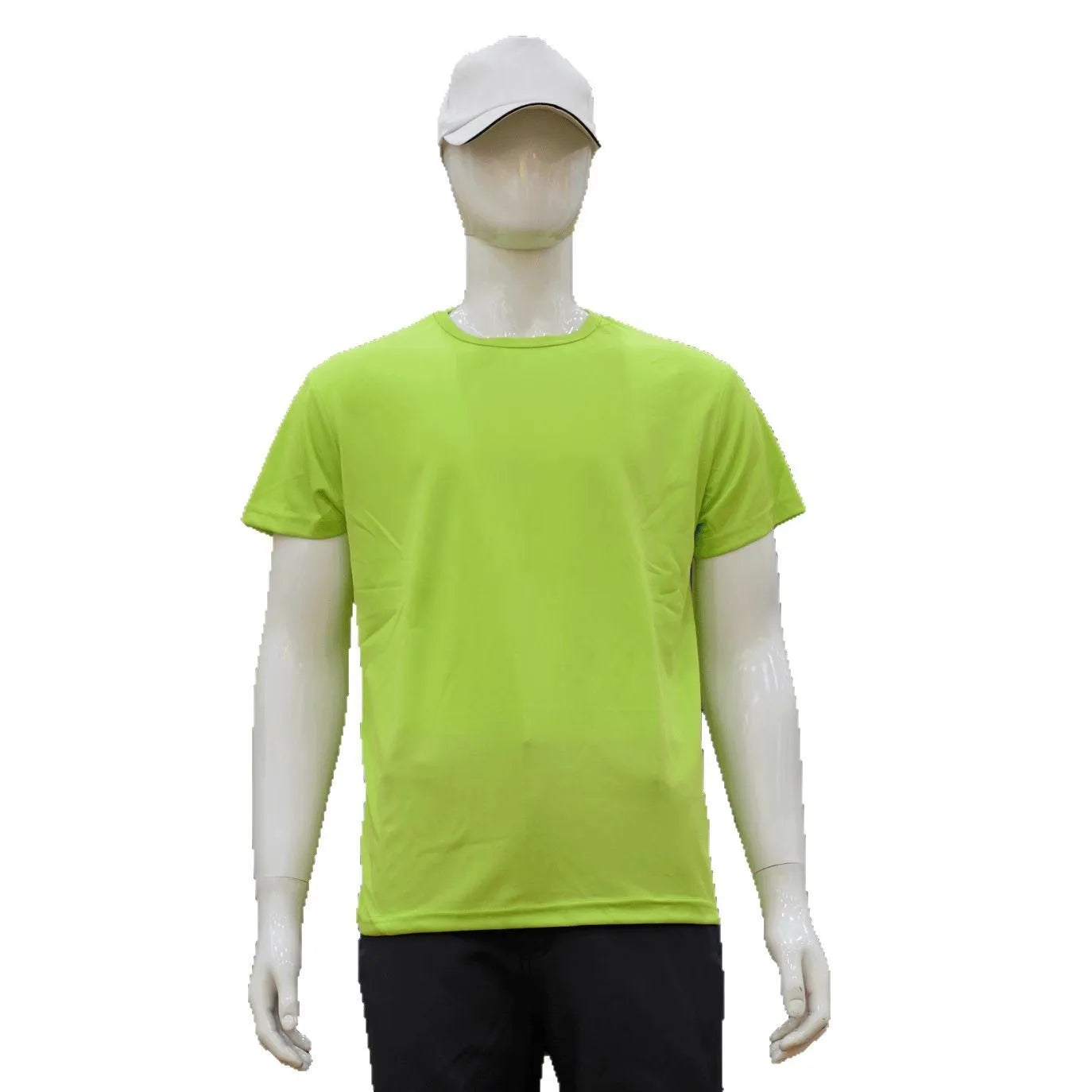 Slim fit short sleeve T-shirt in quick-dry viscose polyester fabric showing colour options
