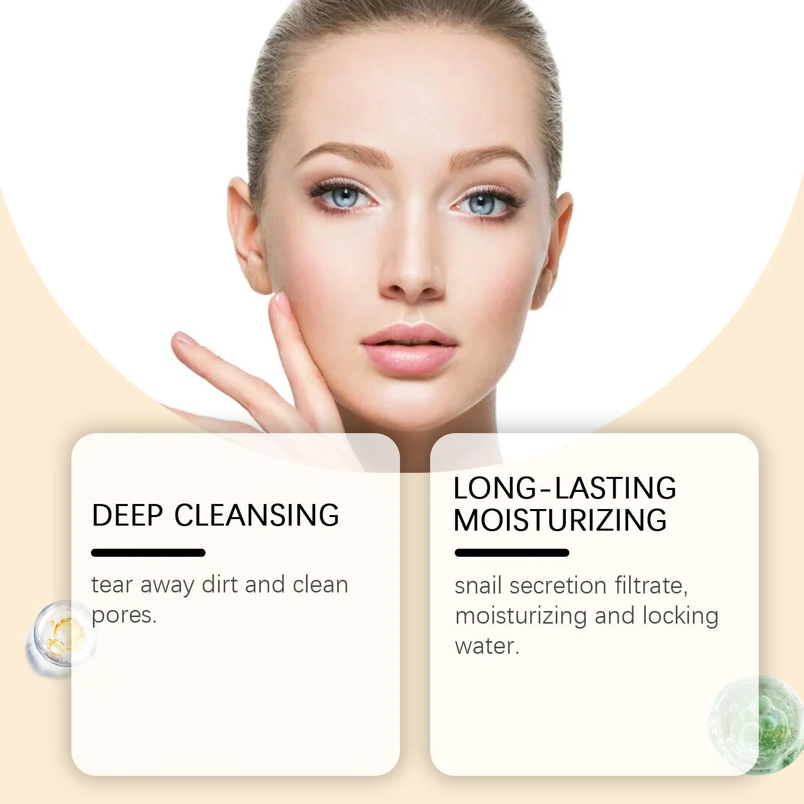 Turmeric sleep mask set with brush applicator in 4.6x4.6x14.2cm packaging