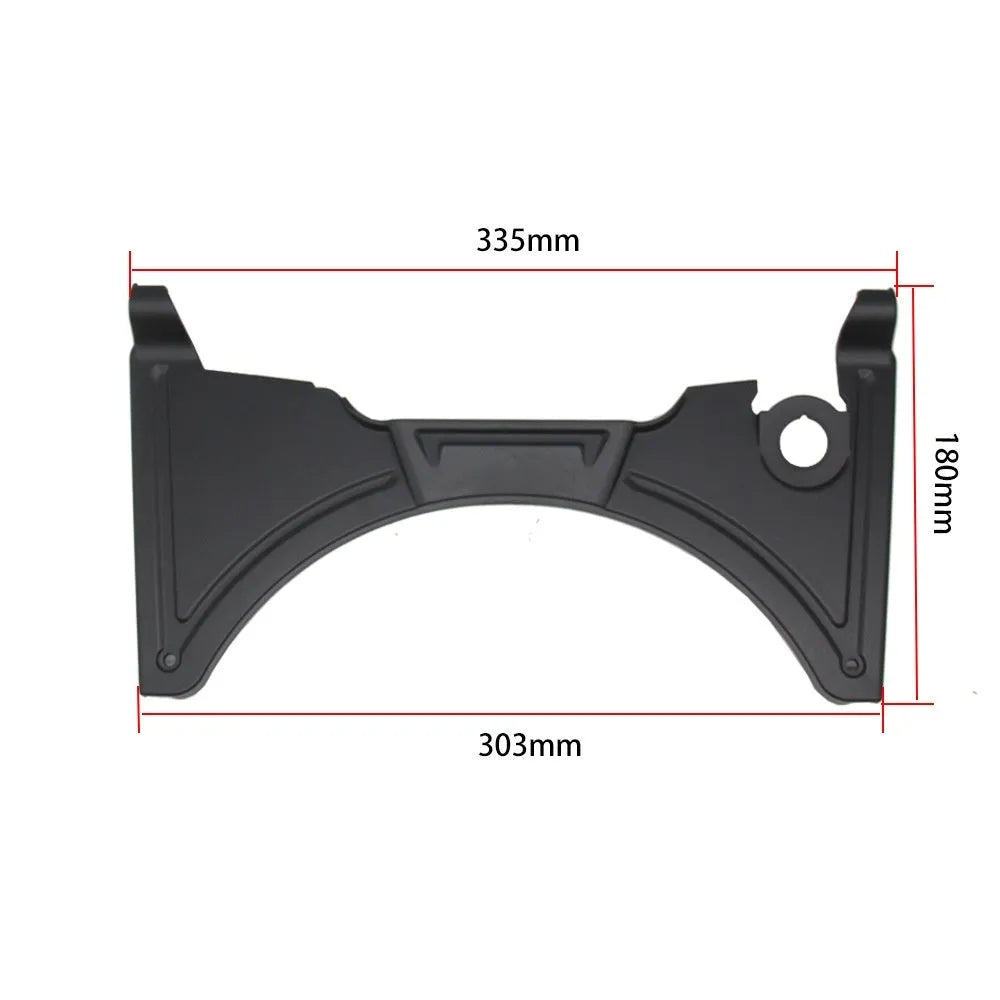 Gloss black ABS plastic cockpit fairing for BMW R1250GS motorcycle, model MO-CH003