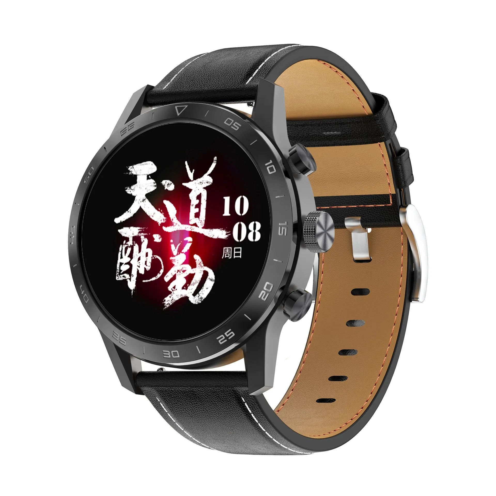 Fitness tracker smart watch with 1.39-inch IPS full screen, Bluetooth call feature, and step counter on display