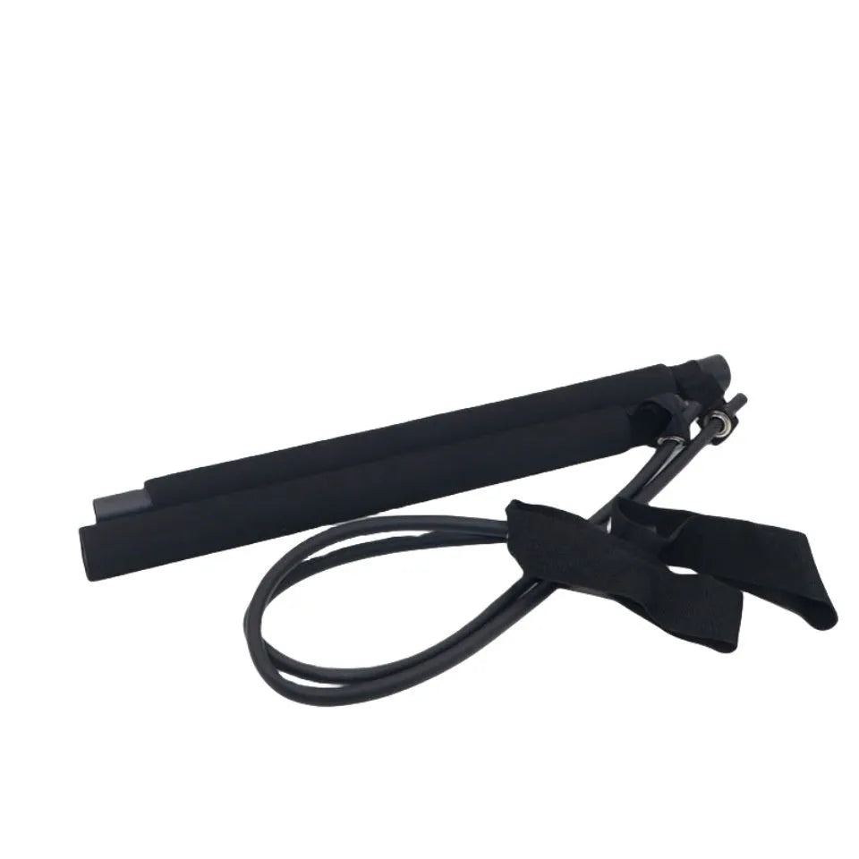 Colour options for a multifunctional adjustable fitness pulling rope on a gym mat.