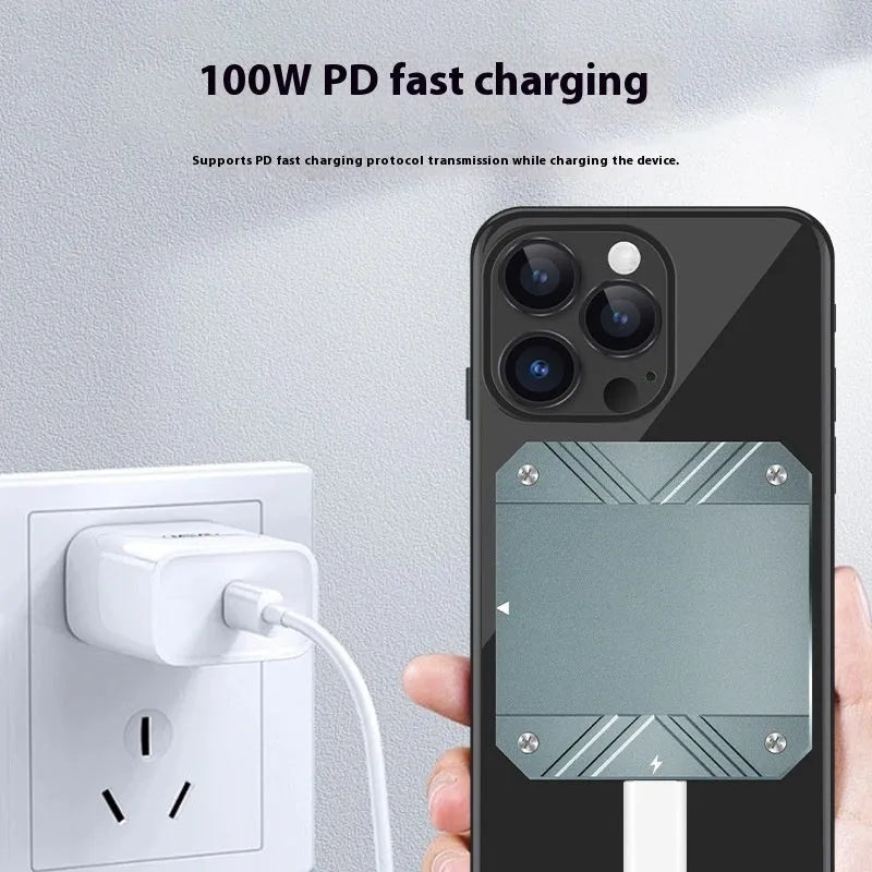 Magnetic hard disk box M2 NVMe enclosure aluminium alloy silicone 10Gbps transmission compact portable