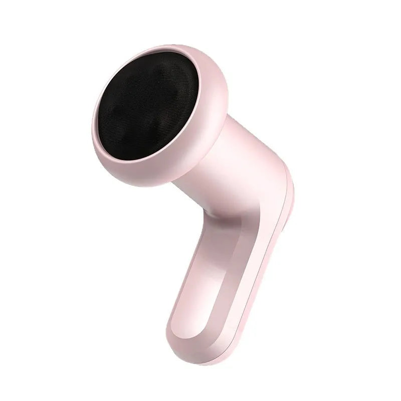 USB electric massager for neck, back, waist and legs in black, pink, or white.