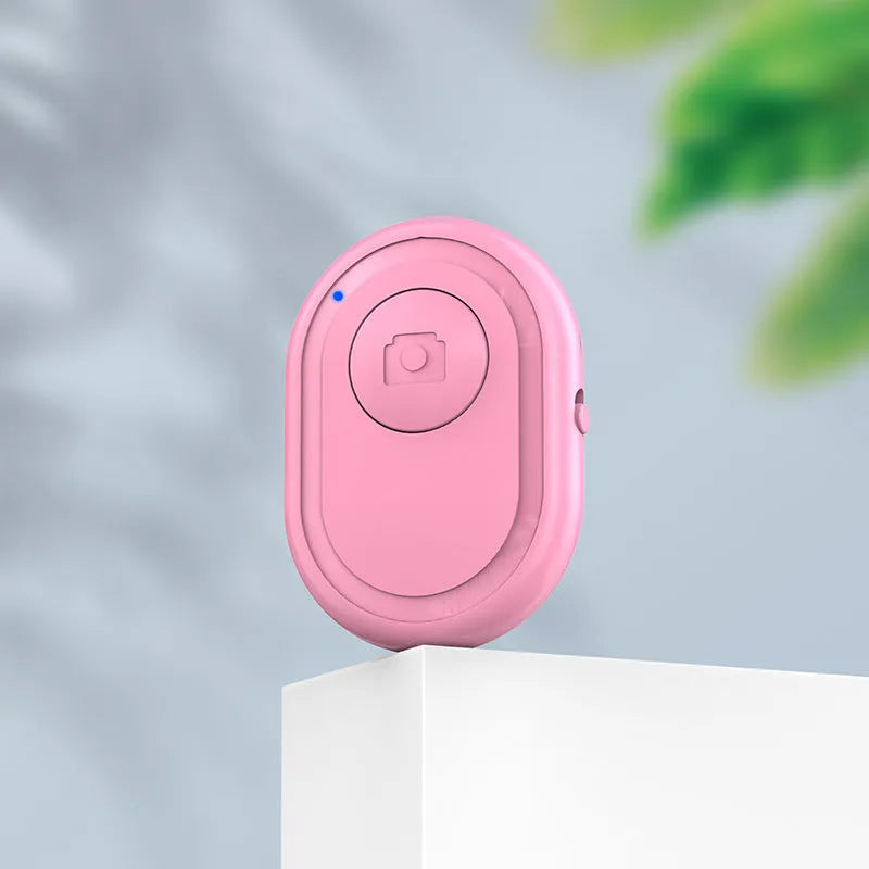 Wireless Bluetooth remote self-timer control for smartphone photography in black colour