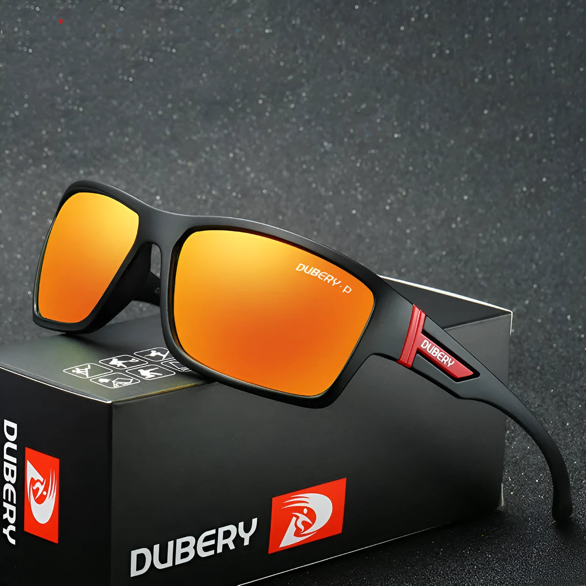 Sports polarized sunglasses with resin lens for cycling and fishing, adult unisex fit, six colour options