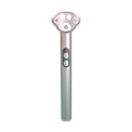Gradient pink cat's paw shaped handheld micro-current eye and facial massager